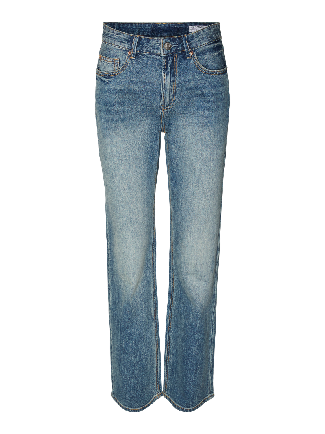 VMTESSA Straight Jeans - Medium Blue Denim Tinted